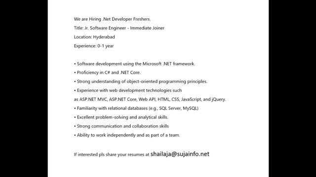 Today Job Openings |.Net, DevOps, Robotic Freshers, GET, Graphic Designers, Social Media Associate| смотреть онлайн