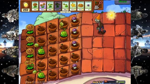 Plants vs Zombies gameplay 44 (PC, Mac, Android, iPhone, DS, XBox 360) смотреть онлайн