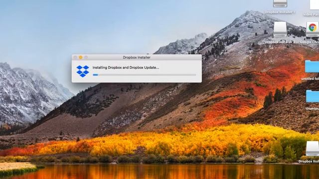 How to download and install Dropbox on Mac OS Tutorial Beginers смотреть онлайн