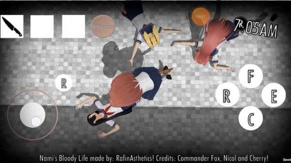 nami's bloody life guys ini fan game yandere simulator terparah sih soalnya ngelag banget 🗿