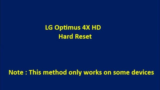 How to Hard Reset LG Optimus 4X HD and Forgot Password Recovery, Factory Reset смотреть онлайн