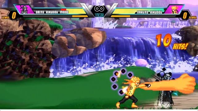 Obito Rikidou Vs Naruto Rikudou || jumpforce mugen v11 смотреть онлайн