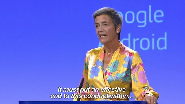 Google faces record 4.3 billion euro EU fine over Android смотреть онлайн