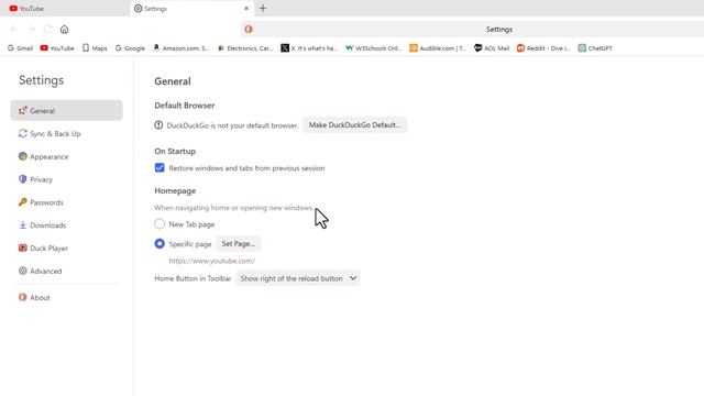 How To Change The Download Destination On The  DuckDuckGo Web Browser | PC | *2024