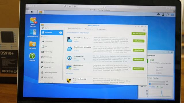 Synology DiskStation DS918+ | DSM und Funktionen смотреть онлайн