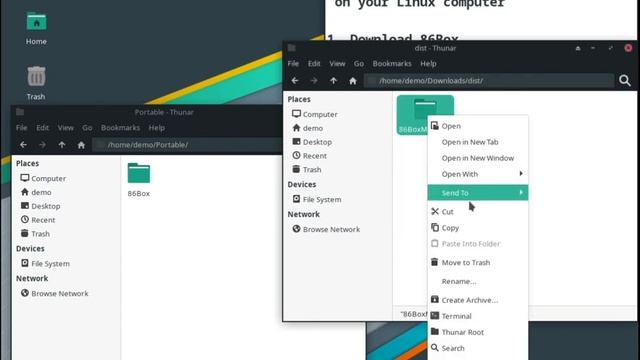 Tutorial on how to use 86BoxManager on Linux смотреть онлайн