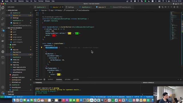 Material (MUI V5) UI Style Ep#9 - cssbaseline смотреть онлайн