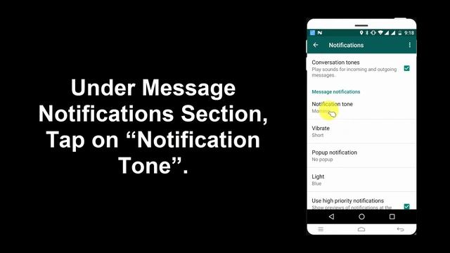 How to Change WhatsApp Message Notification Tone on an Android Device смотреть онлайн