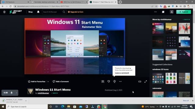 How to Get Windows 11 Taskbar on Windows 10 FREE! 2022 смотреть онлайн
