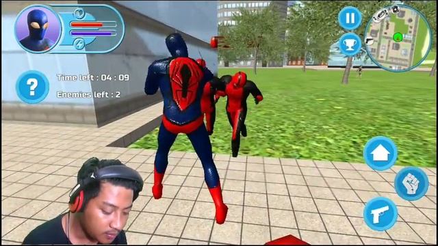 SPIDERMAN belajar terbang malah nabrak pohon toge - STRANGE HERO NEW WAR (ANDROID) смотреть онлайн