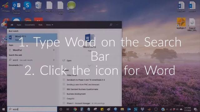 How to access Microsoft Word on Windows 10 смотреть онлайн
