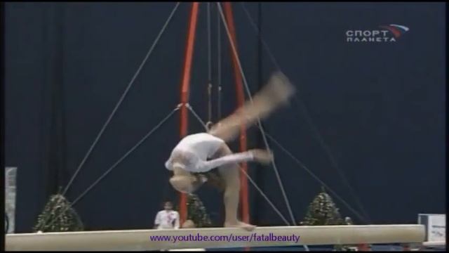 Nadejda IVANOVA beam - Moscow gymnastics festival 2004 смотреть онлайн