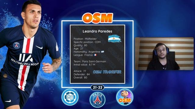 THE BEST PARIS SAINT GERMAIN (PSG) TEAM IN OSM 2022 !! | THE BEST TEAM IN ONLINE SOCCER MANAGER !! смотреть онлайн
