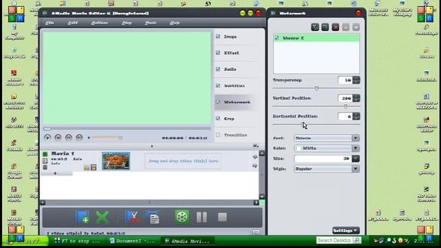 how to create watermarks using 4media movie editor. смотреть онлайн