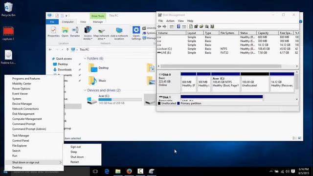 How to Dual Boot Windows 10 and Fedora on Laptop смотреть онлайн