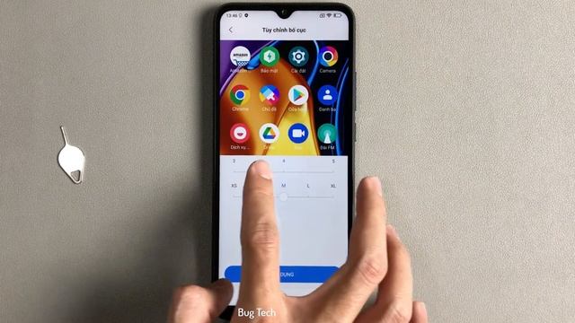 Thay đổi bố cục ứng dụng trên POCO C40 Android 11 смотреть онлайн