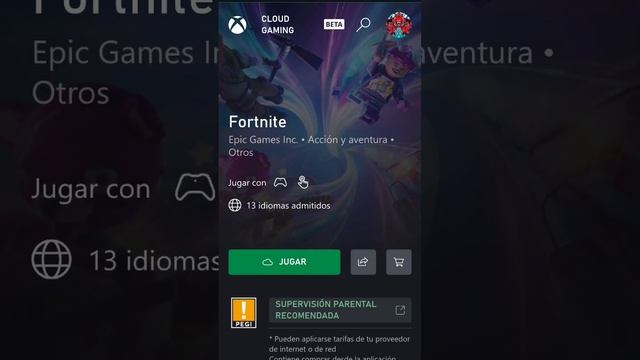cómo jugar Fortnite por xbox cloud Gaming sin esperar colá para pc y android смотреть онлайн