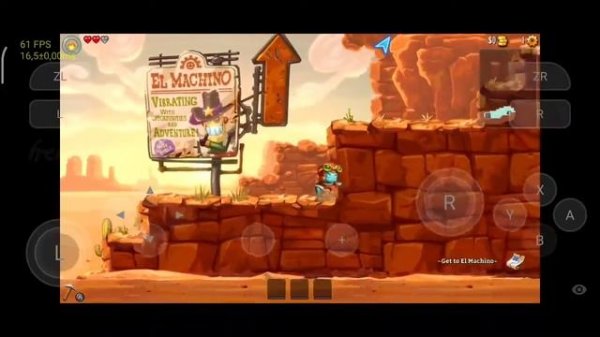 SteamWorld Dig 2 (Switch) Skyline Emulator Android Build 1308 Game Test
