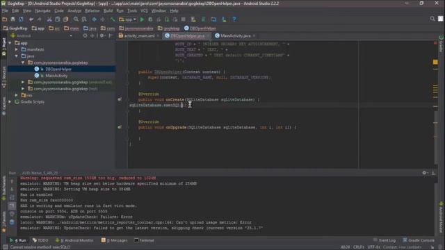 Android (Basic Note Taking App 2017): Creating Database using SQLiteOpenHelper 2/13 смотреть онлайн