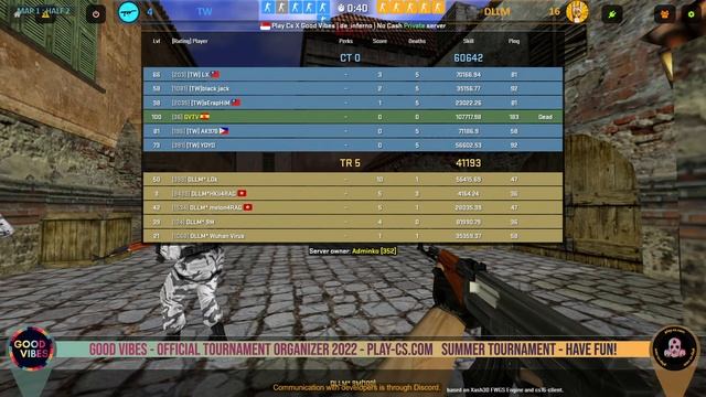 Dllm Vs Tw @ Summer Tournament 2022 [Cs 1.6] смотреть онлайн