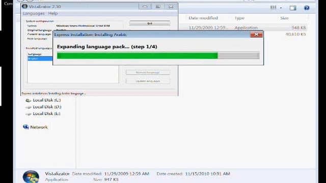 Change Interface Language in Windows 7.wmv смотреть онлайн