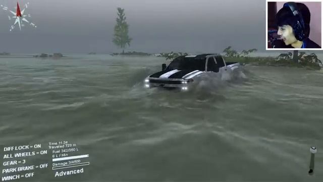 Mobil 'Amfibi' Yang Sanggup Menerjang Banjir !! / SpinTires Gameplay смотреть онлайн
