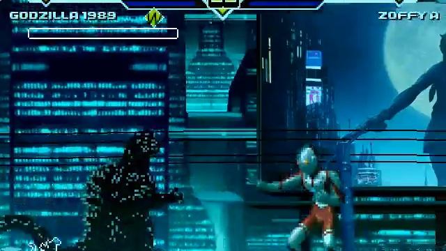 Godzilla 1989 vs Zoffy MUGEN BATTLE смотреть онлайн