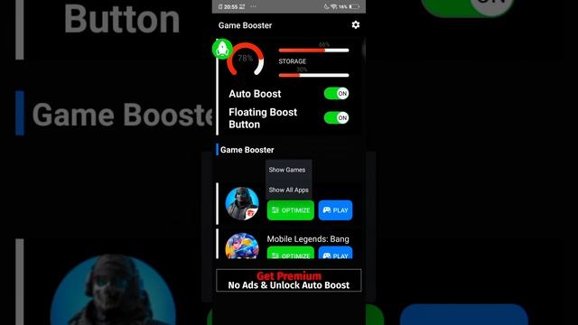 Game Booster With GFXTOOLS🔥(TBOOST) смотреть онлайн