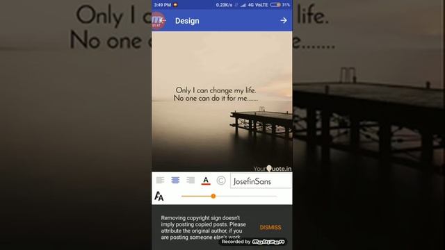 With yourquote apps, post your writing on any social networking site | Android Apps | смотреть онлайн