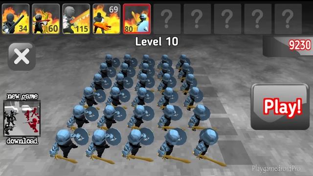 ZOMBIE BATTLE SIMULATOR - Walkthrough Gameplay Part 1 - INTRO (New Android Game) смотреть онлайн