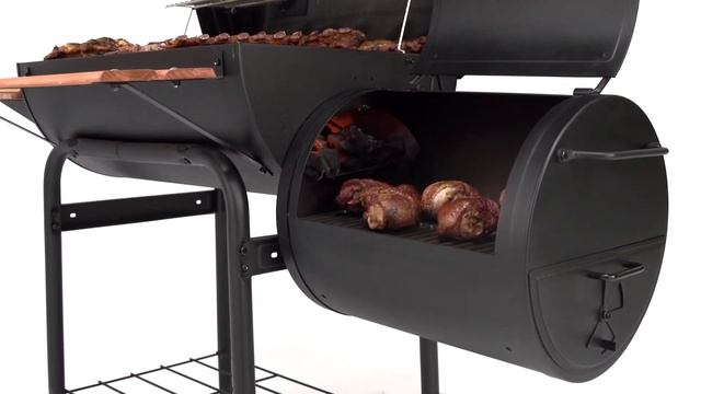 Char-Griller Multi Function 250-sq in Portable Charcoal Grill смотреть онлайн