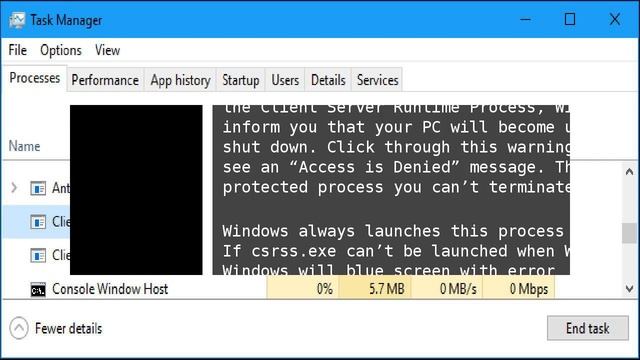 What Is Client Server Runtime Process (csrss.exe), and Why Is It Running On My PC? смотреть онлайн