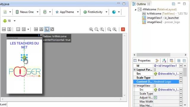 DEVELOPPER SOUS ANDROID - 8 - Première application en utilisant le mode graphique смотреть онлайн