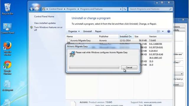 Uninstall Acronis Migrate Easy 7.0.645 смотреть онлайн