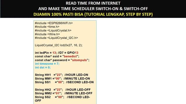 PROJECT#008. READ TIME FROM INTERNET AND MAKE TIME SCHEDULER SWITCH-ON & SWITCH-OFF смотреть онлайн