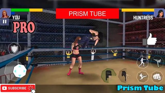 NOOB vs PRO vs HACKER in Bad Girls Wrestling 3D game ( ios - Android ) gameplay смотреть онлайн