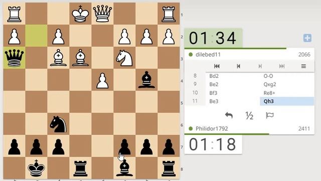 Гамбит слона (Elephant gambit). Быстрый разгром белых. смотреть онлайн