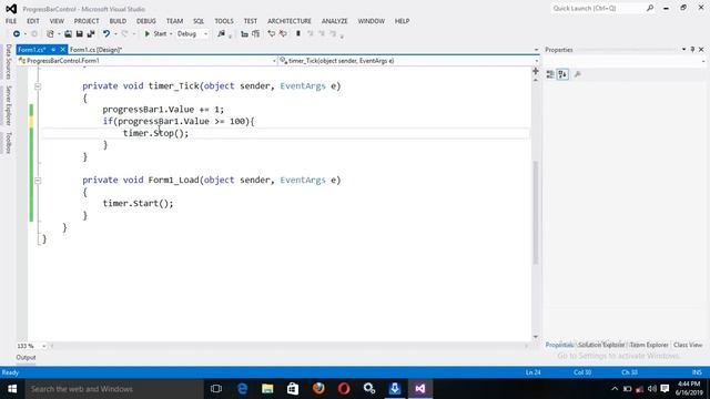 ProgressBar Control in C Sharp. C# Tutorial in Hindi смотреть онлайн