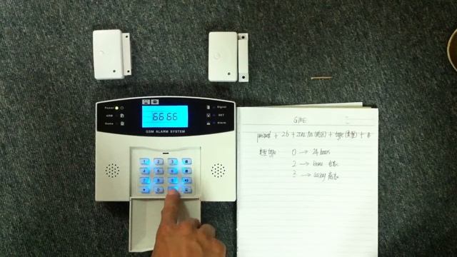 GSM alarm system- How to choose different alarm zone type смотреть онлайн