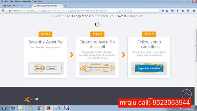 how to avast antivirus software install in telugu смотреть онлайн
