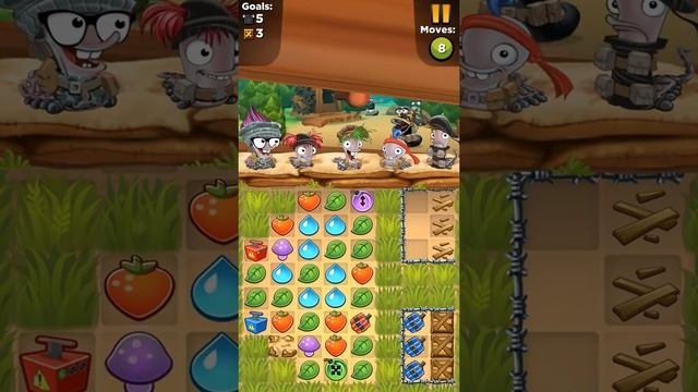 Best Fiends BOOT CAMP #1 Level 6 walkthrough ios android gameplay HD смотреть онлайн