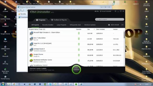 como baixar e instalar IObit Uninstaller o melhor programa para LIPA seu pc смотреть онлайн