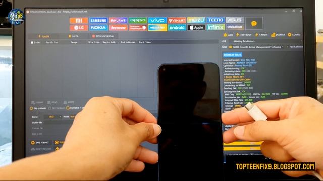 Vivo Y30 FRP UnlockTool