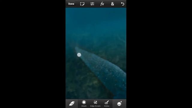 How to make Half Underwater Photo Manipulation with Photoshop Touch For Phone Android . смотреть онлайн
