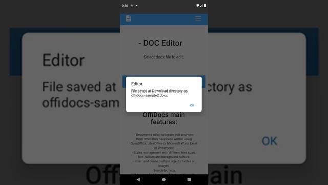 AndroDOC Lite Office Editor for DOC and DOCX documents: view, create & edit смотреть онлайн