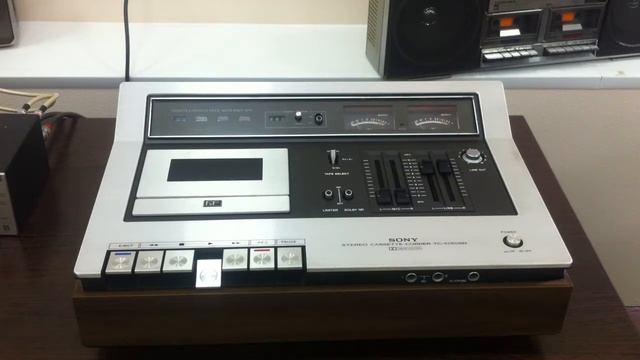 SONY TC-4260SD. 1975 год. Кассетная дека высшего класса. Воспроизведение. смотреть онлайн