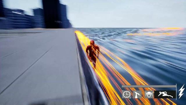 The flash vs Tsunami crisis on earth one recreation смотреть онлайн
