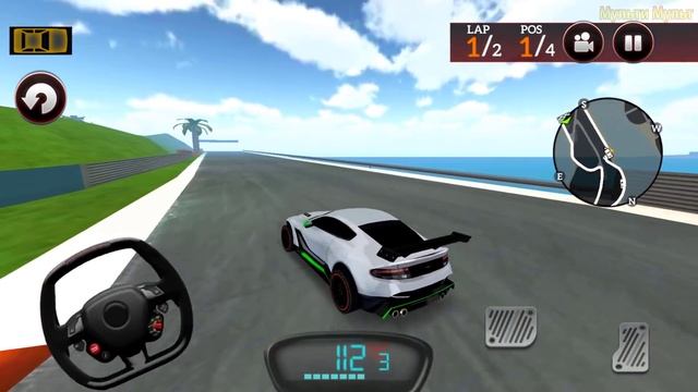 Drive for Speed Simulator - Race White Sport Car Unlocked - Best Android GamePlay #4 смотреть онлайн