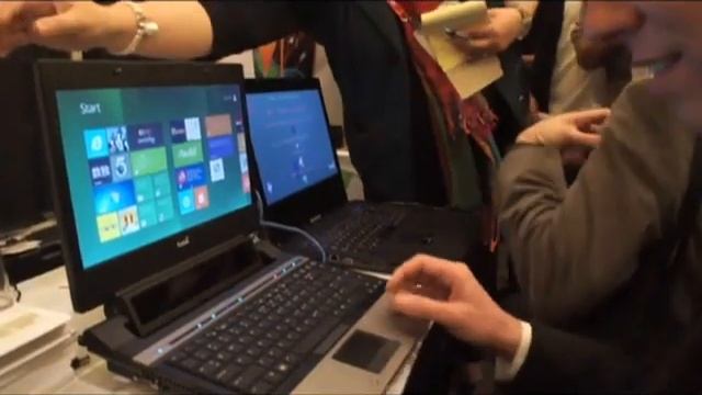 Tobii Gaze interface [Windows 8][CES 2012][HD] смотреть онлайн