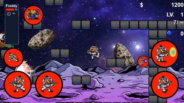 FREDDY IN SPACE 2 lite ANDROID WIP 6 | ALPHA VERSION + demo in browser (gamejolt) смотреть онлайн